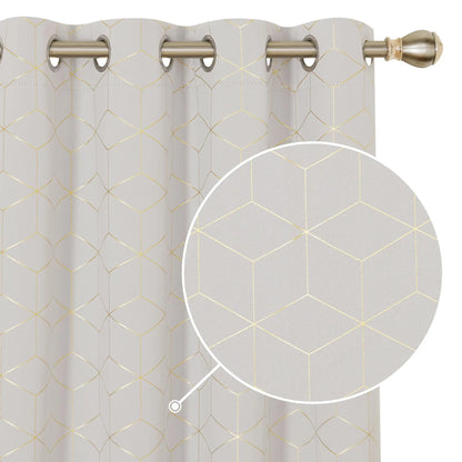 Blackout Curtain Panels | 100% Polyester, Thermal Insulated, Grommet Top | Wide Size Range, Set of 2