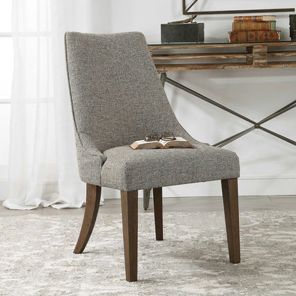 Earth Tone Armless Chair