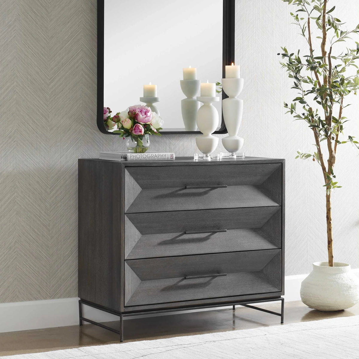 Dark Walnut Accent Chest