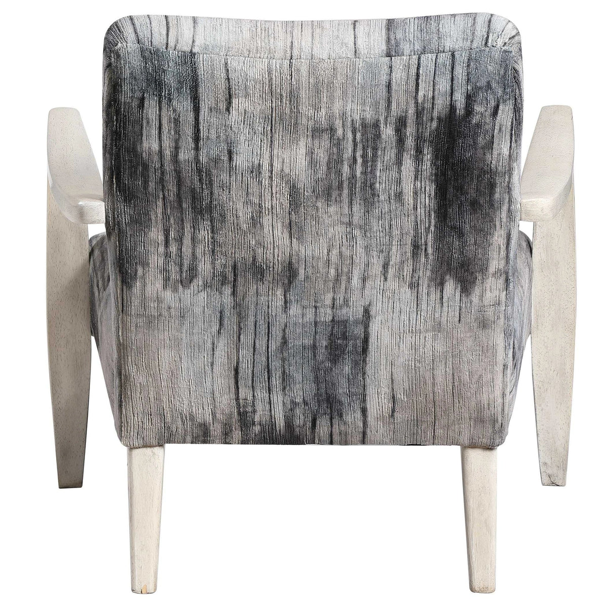 Gray Chenille Accent Chair