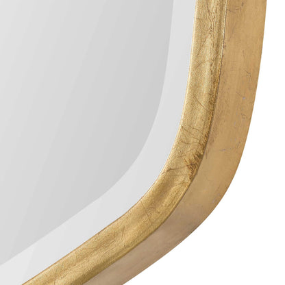 Antiqued Gold Mirror