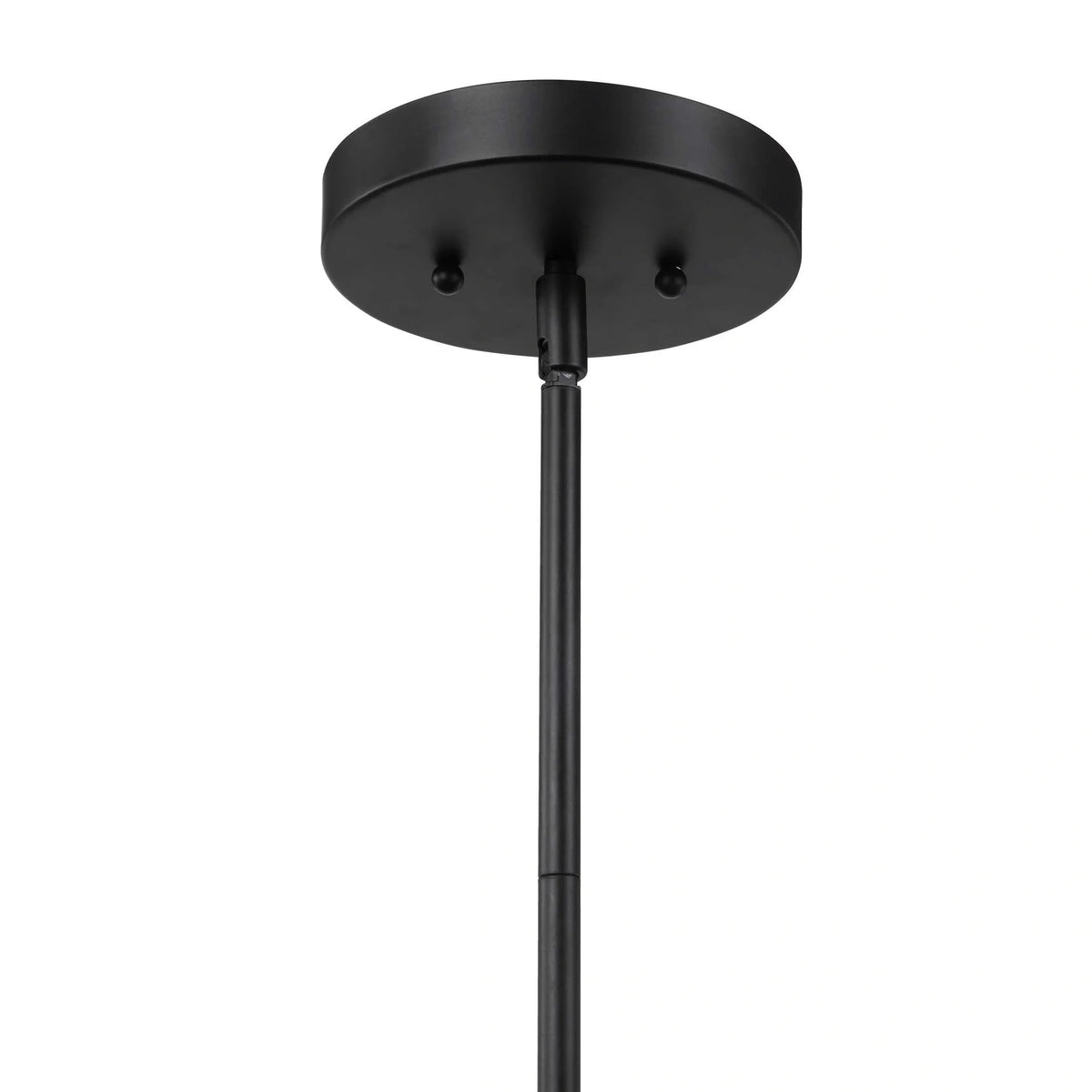 Matte Black Metal Pendant Light