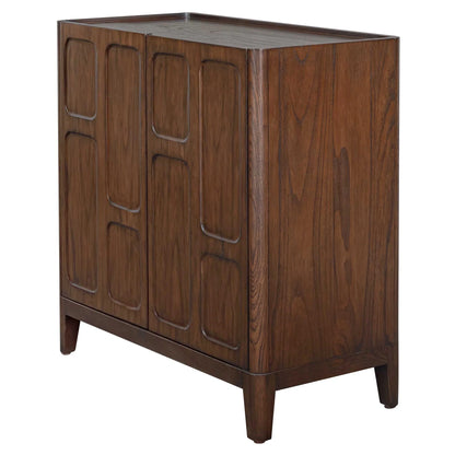 2-Door Walnut Cabinet