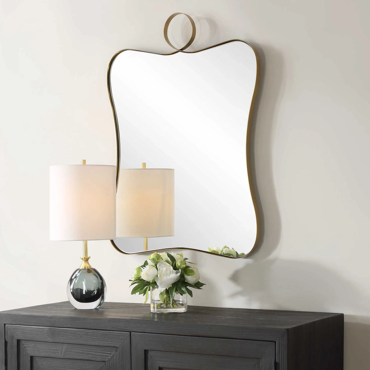 Brass Vanity Mirror