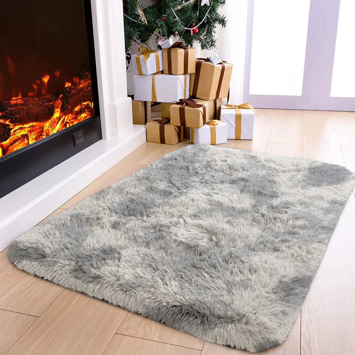 Transform Your Space with the Imperial Homeware Modern Tie Dye Shaggy Rug - Soft, Anti-Skid, and Fluffy for Ultimate Comfort in Your Living Room or Bedroom