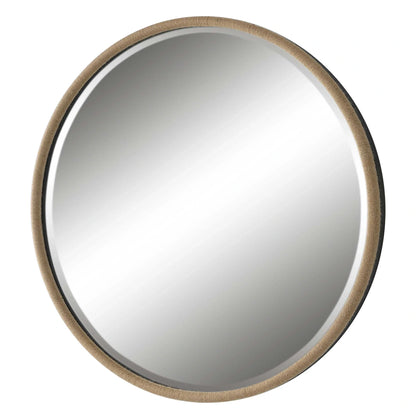 Rope-Wrapped Round Mirror