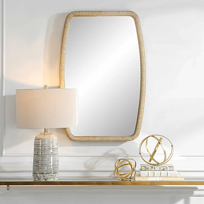 Rattan Mirror