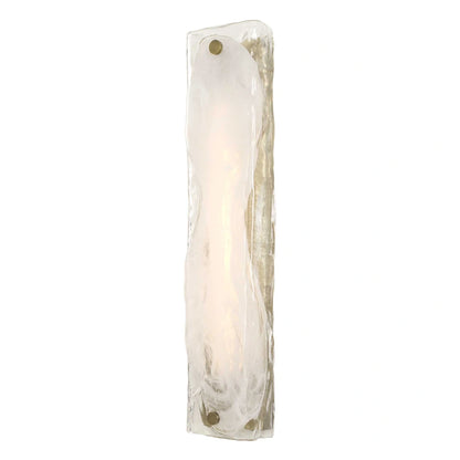 1 Light LED Swirl Glass Sconce