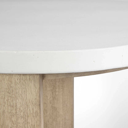 Stone Top Side Table