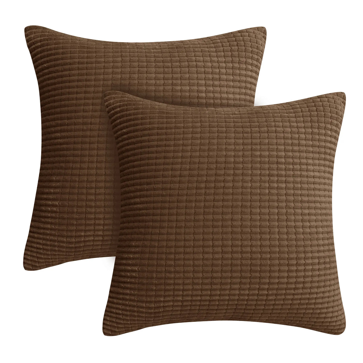 Elevate Your Home Decor with Deconovo's Luxurious Corduroy Stripe Throw Pillow Covers - Set of 2