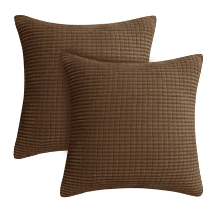 Elevate Your Home Decor with Deconovo's Luxurious Corduroy Stripe Throw Pillow Covers - Set of 2