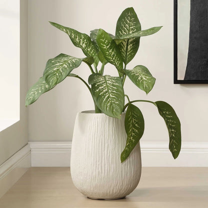 Off-White Outdoor Planter