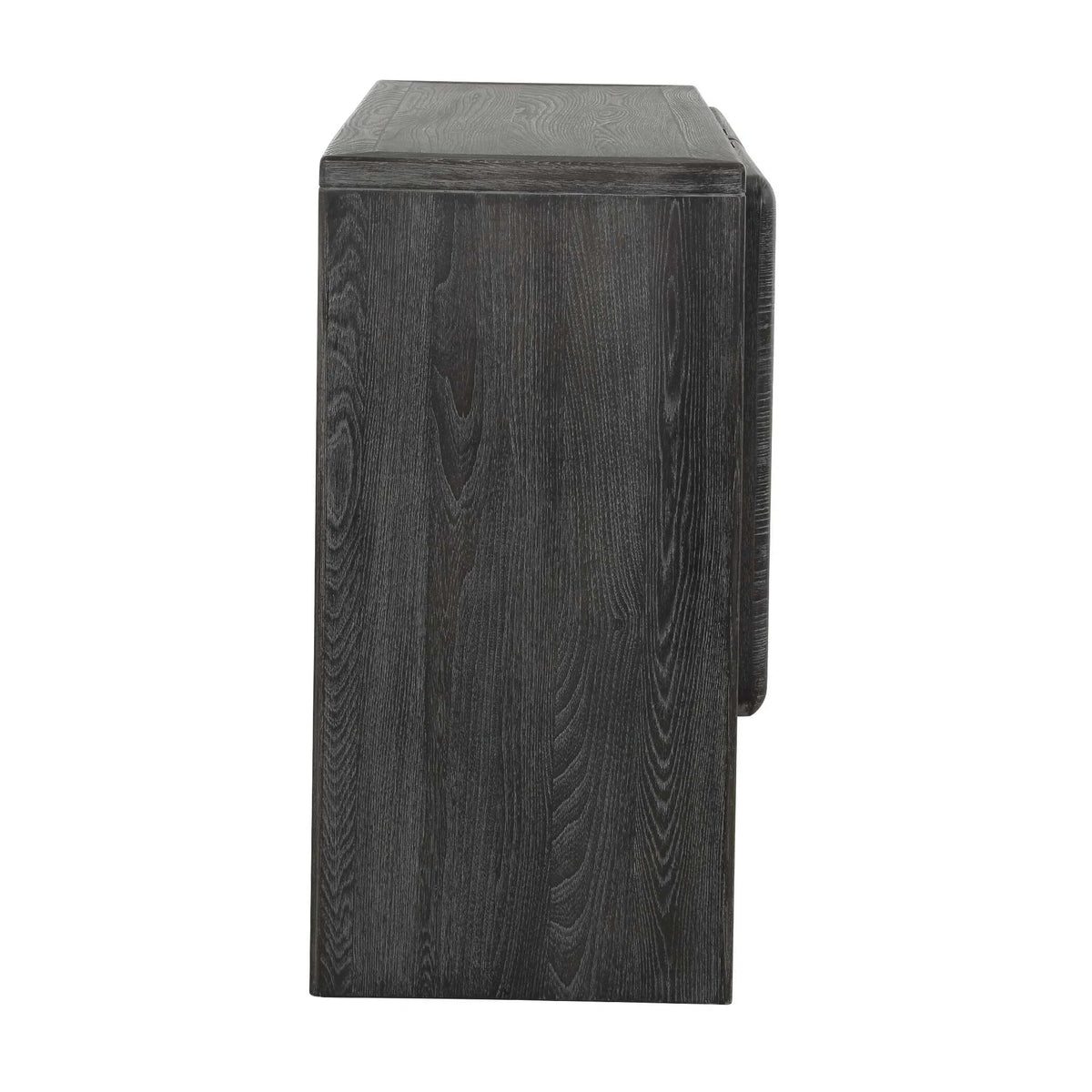 Dark Stain 2 Door Cabinet