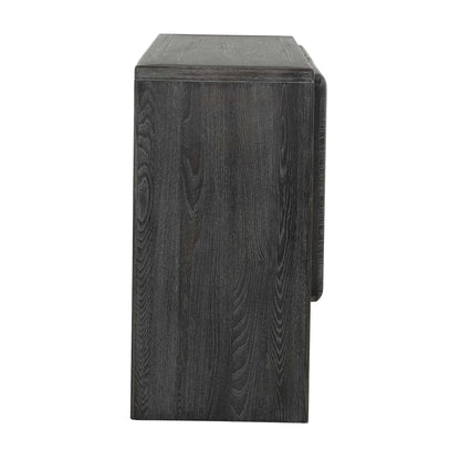 Dark Stain 2 Door Cabinet