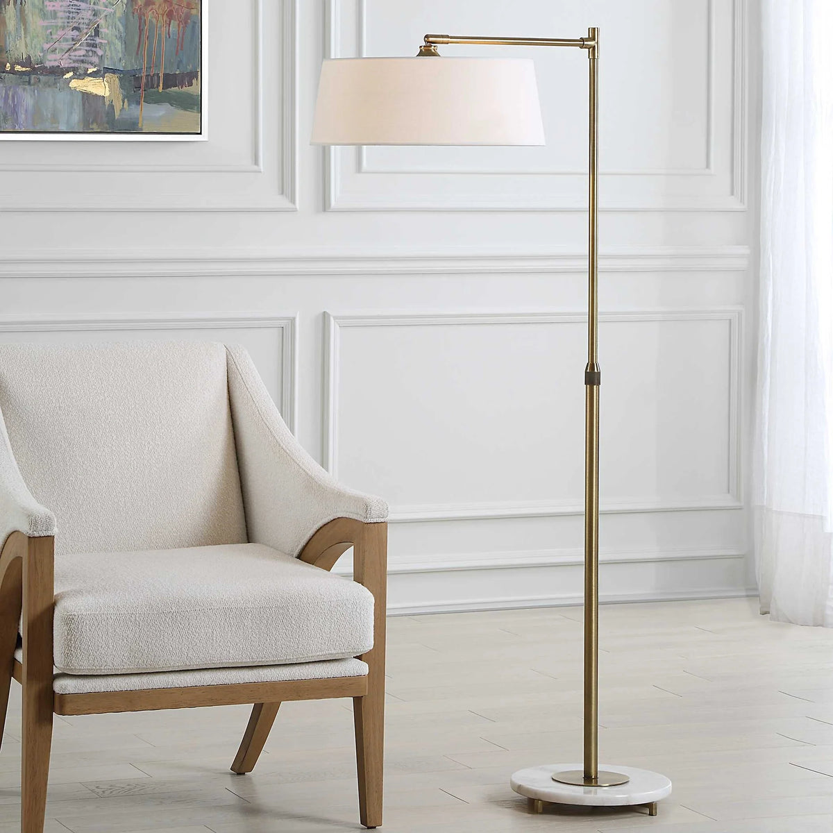 Brass Floor Lamp