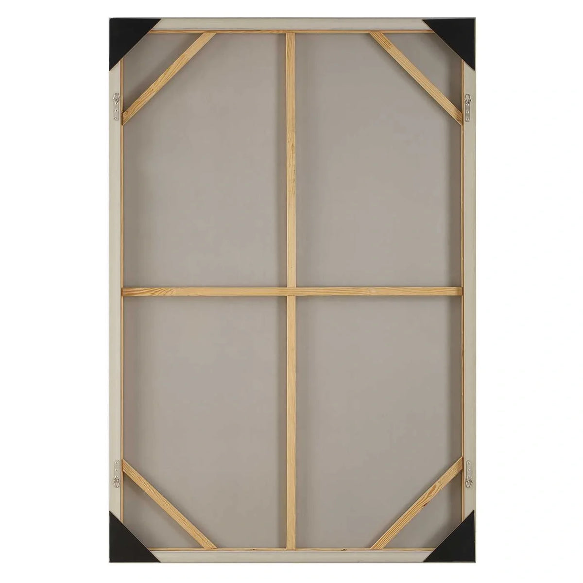 Hand Painted Neutral Canvas Art