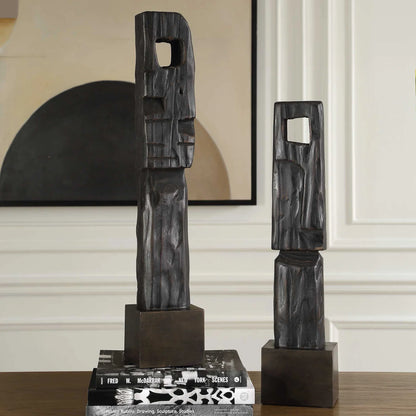 Black Wood Totems Set/2