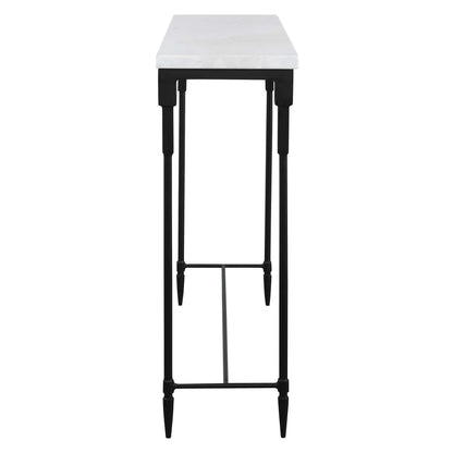 White Marble Console Table