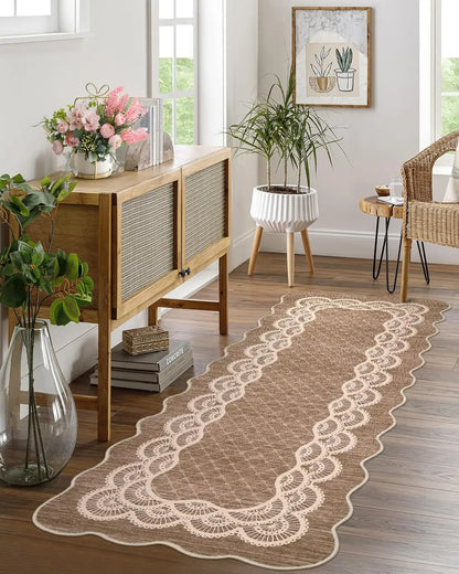 Garvee Home Decor 2x6 Camel Area Rug
