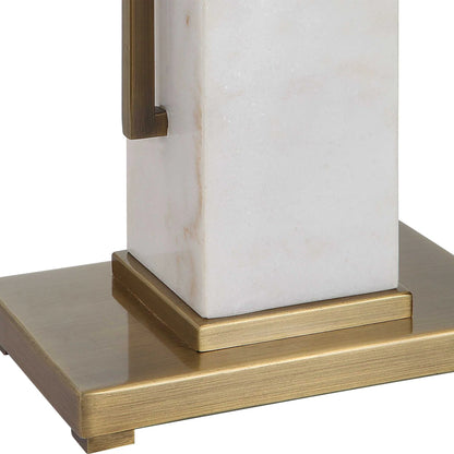 White Marble Table Lamp
