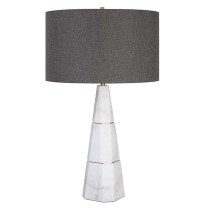 White Marble Table Lamp