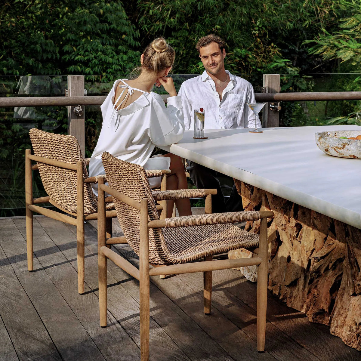 Wicker Outdoor Dining Chair