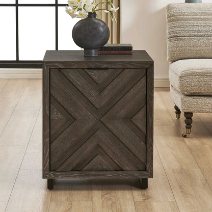 Dark Charcoal Oak Cabinet