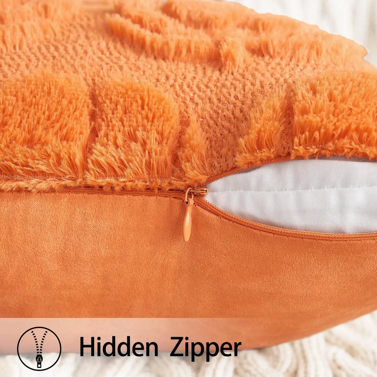 Set of 2 Fall Throw Pillow Covers 18X18 Pumpkin Design – Autumn Decor for Sofa, Couch & Porch
