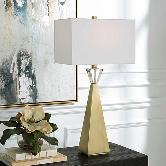 Modern Brass Table Lamp