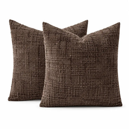 18x18 Soft Chenille Cushion Covers