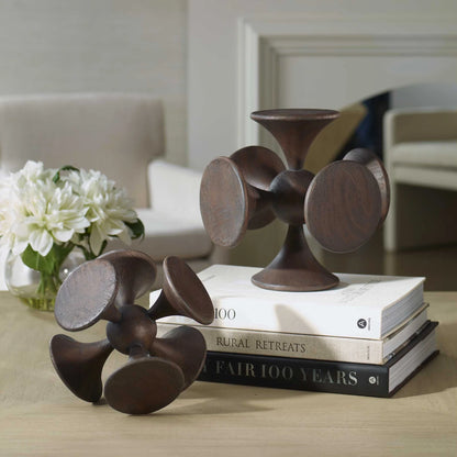Harmony Dark Wooden Sculptures Set/2