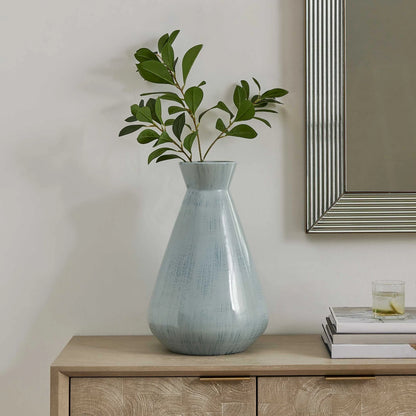 Powder Blue Ceramic Vase