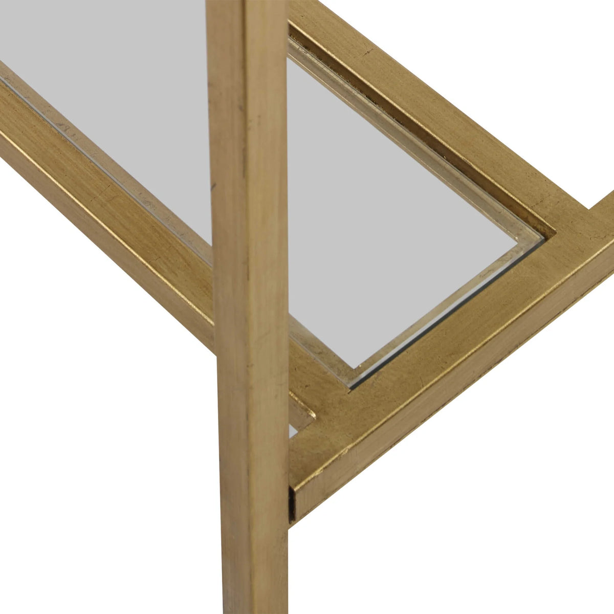 Mirrored Glass Console Table