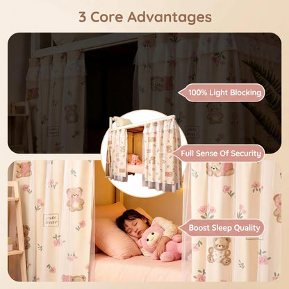 Privacy Curtains - Breathable, Dustproof Blackout Drapes for Comfort and Style