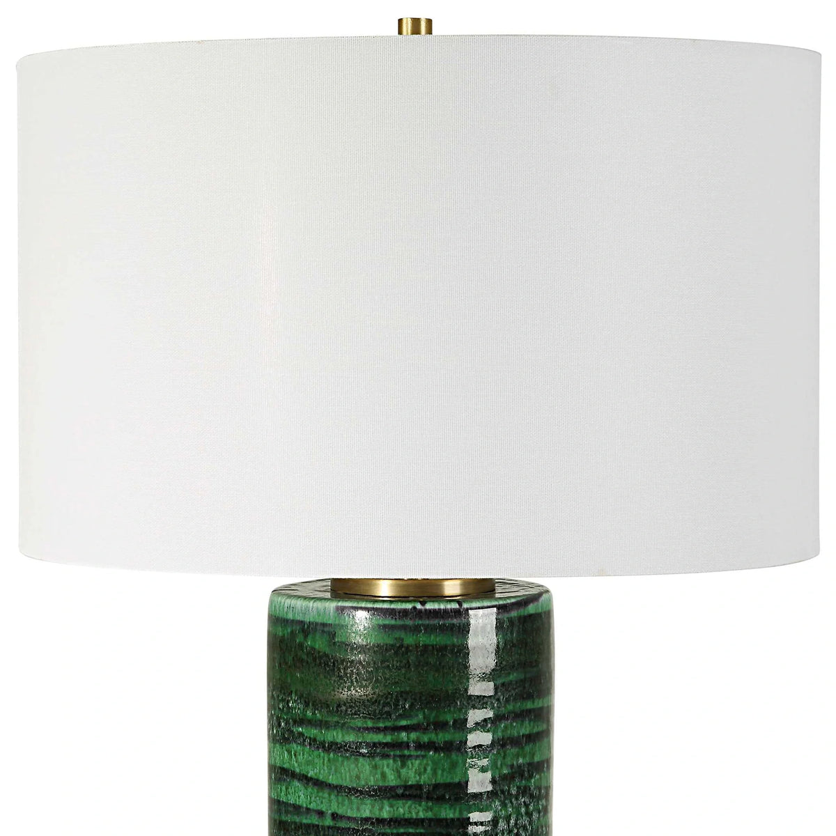 Emerald Green Ceramic Table Lamp