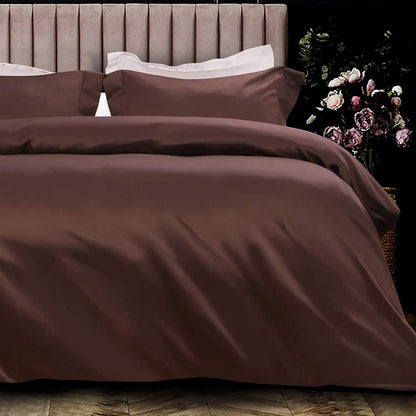Satin Duvet Cover Set, Ultra Luxury and Soft with Hidden Zipper Design Comforter Cover Set 3 Pieces