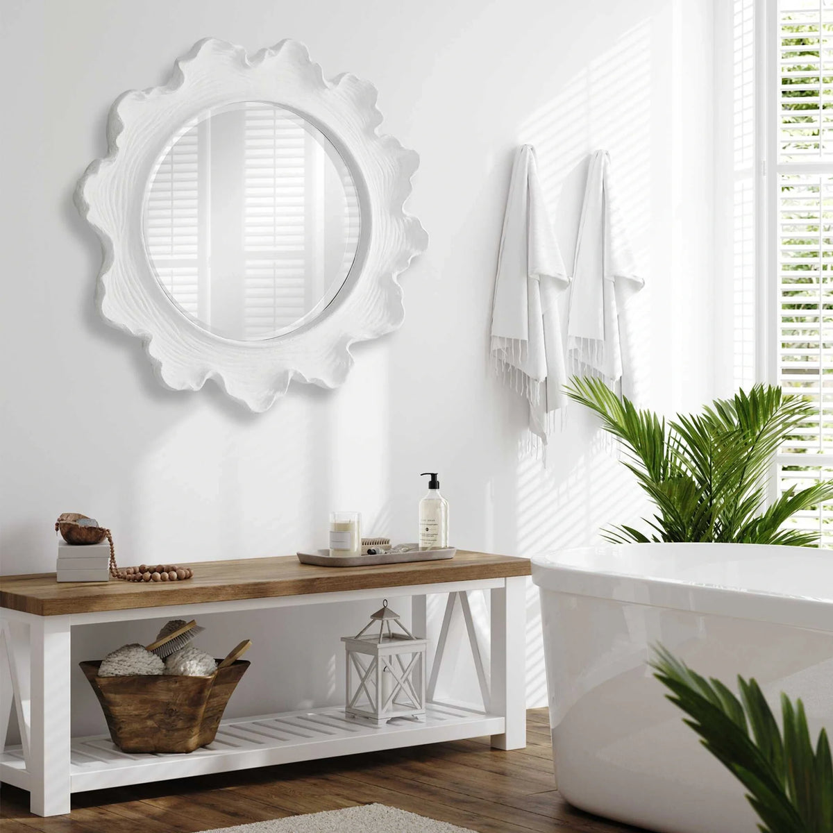 Organic Coral-Inspired Mirror