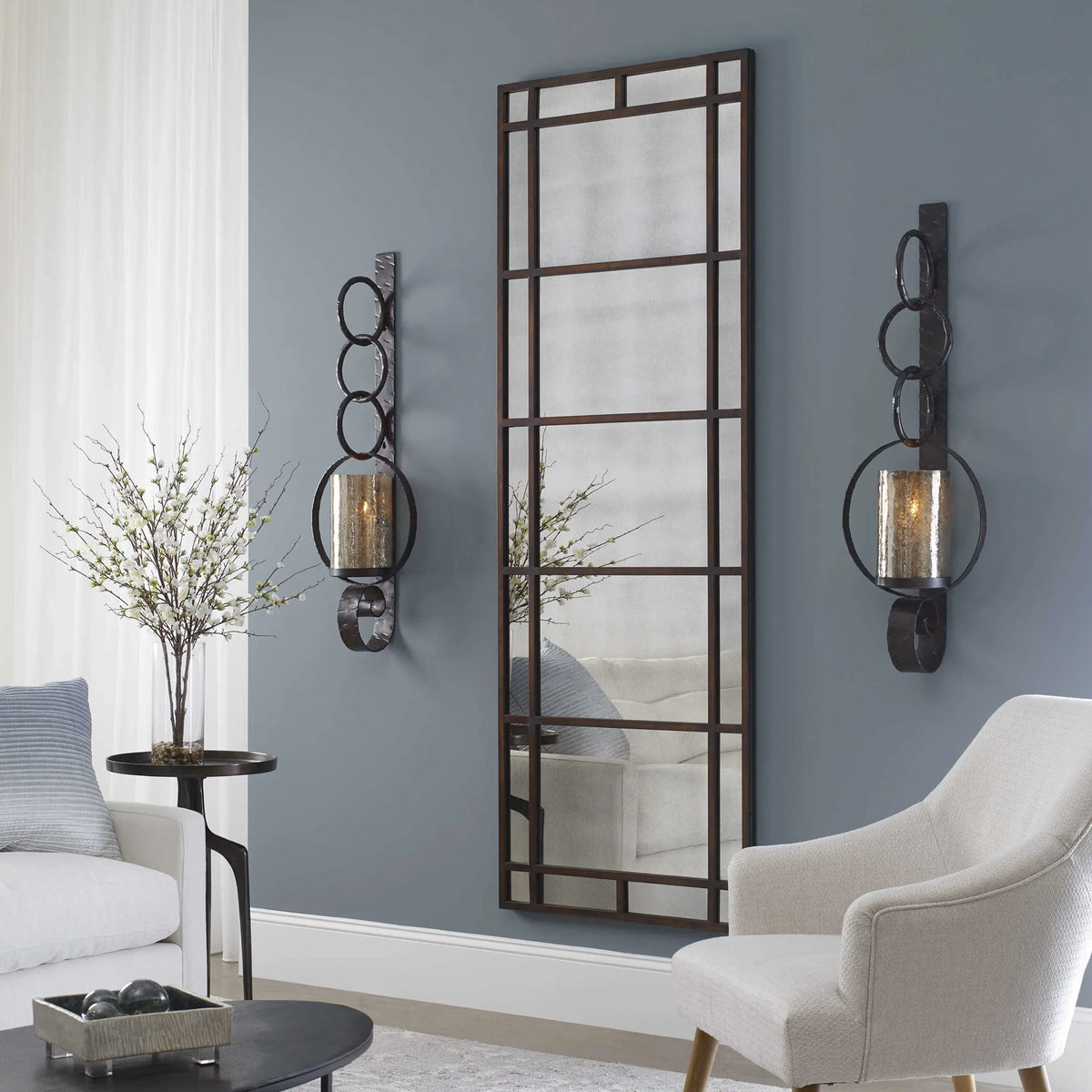 Antique Bronze Mirror