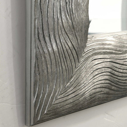 Metallic Silver Mirror