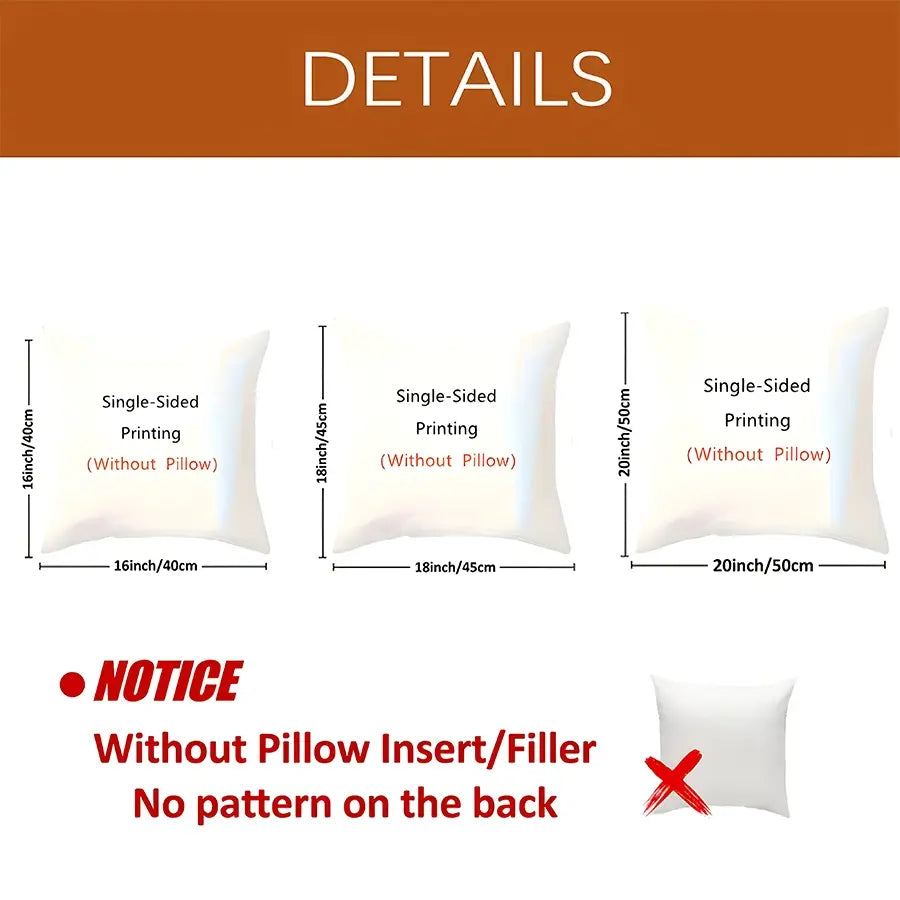 4Pcs Christmas Throw Pillow Covers Featuring Snowmen and Elves