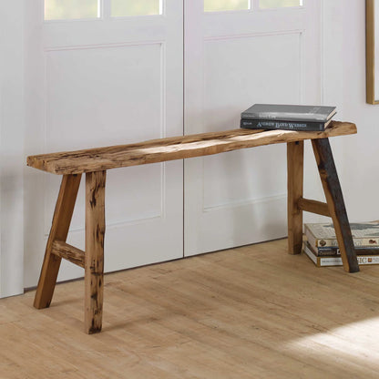 Reclaimed Pine Rustic Bench