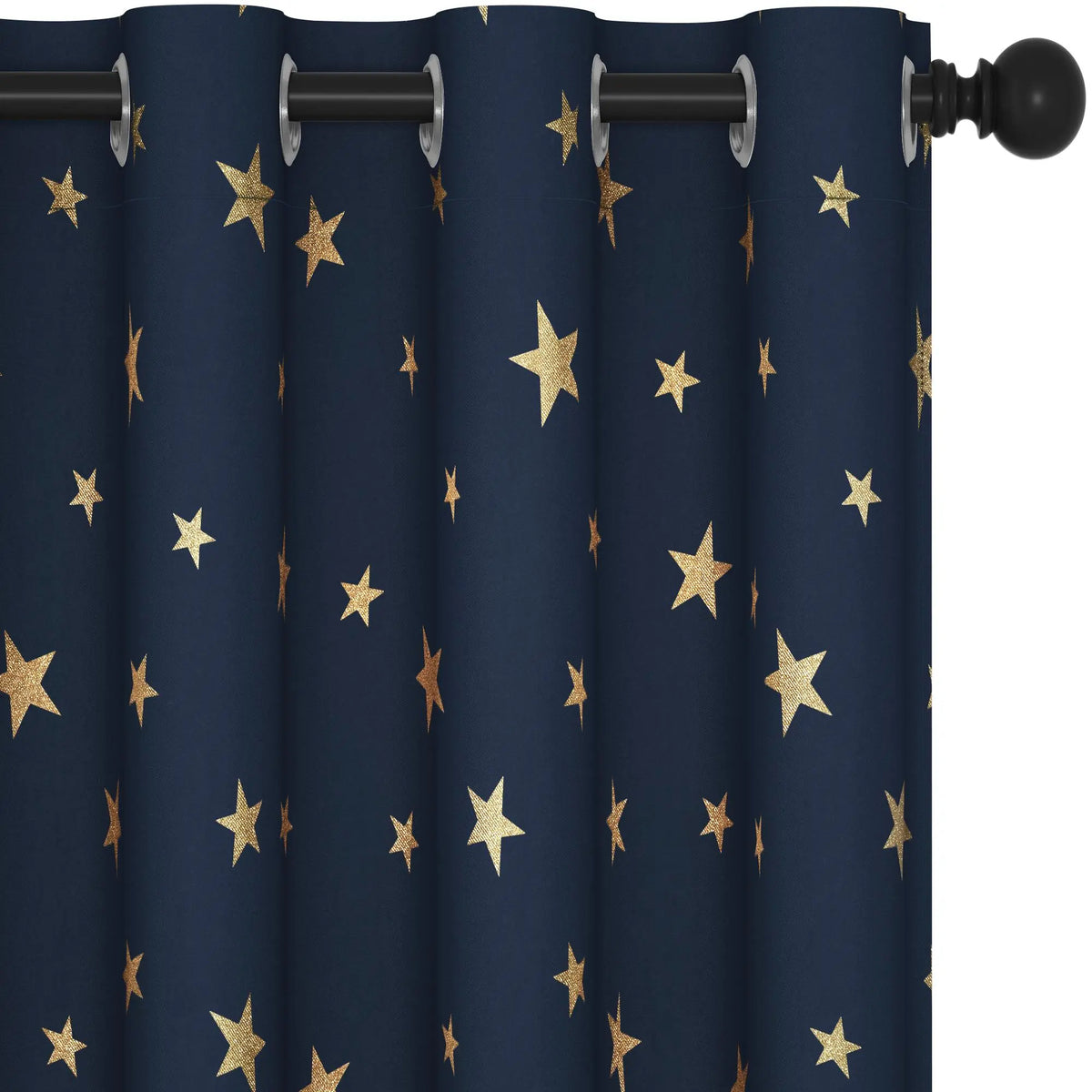 Transform Your Bedroom with Luxurious Blackout Curtains - 2 Panels Featuring a Stunning Constellation Pattern for Ultimate Light Blocking and Privacy