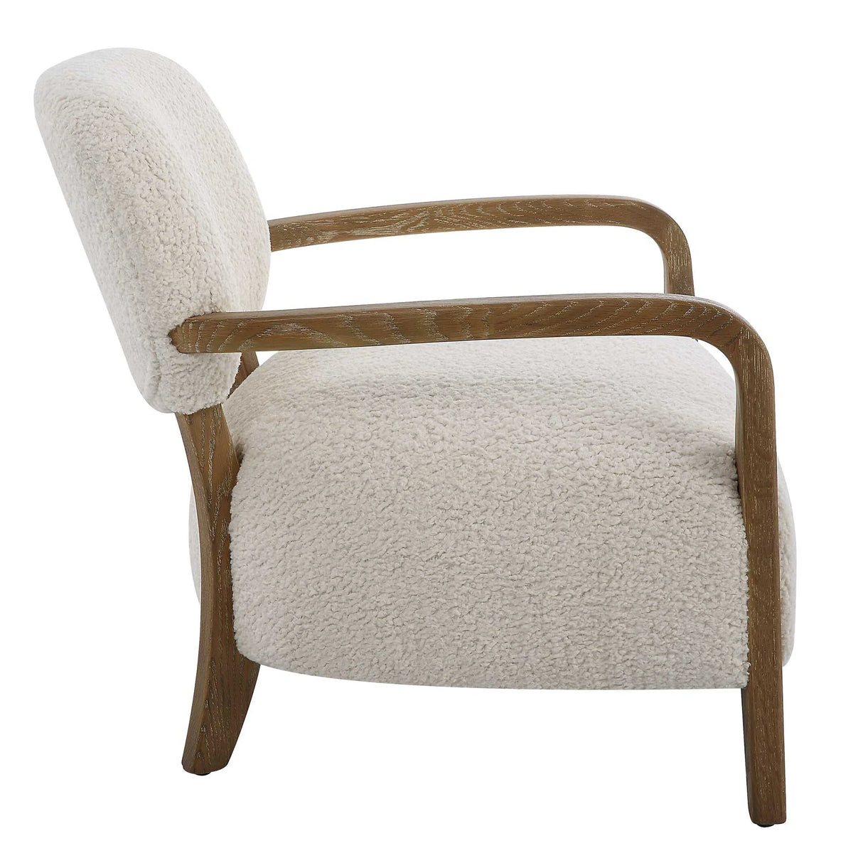 Natural Shearling Accent Chair