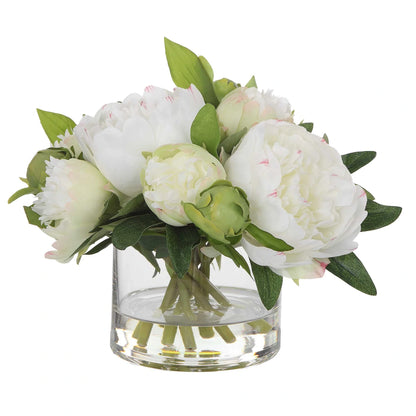 Faux Peony Bouquet
