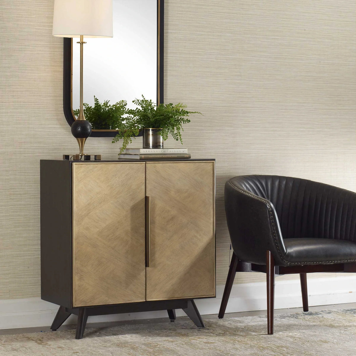 Modern 2-Door Cabinet