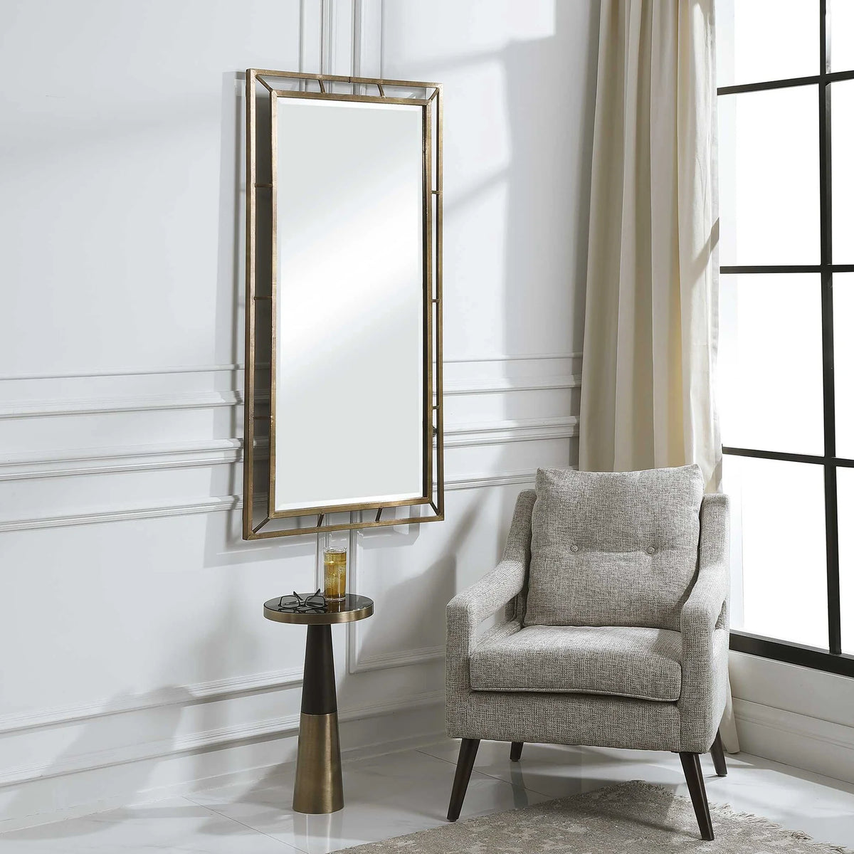 Copper Industrial Mirror