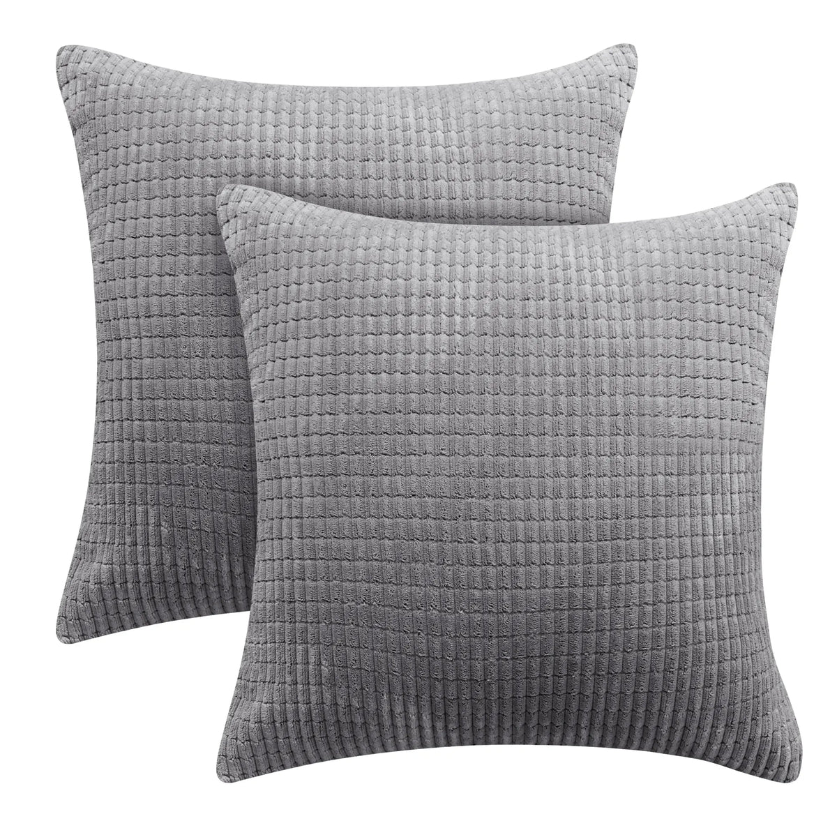 Elevate Your Home Decor with Deconovo's Luxurious Corduroy Stripe Throw Pillow Covers - Set of 2