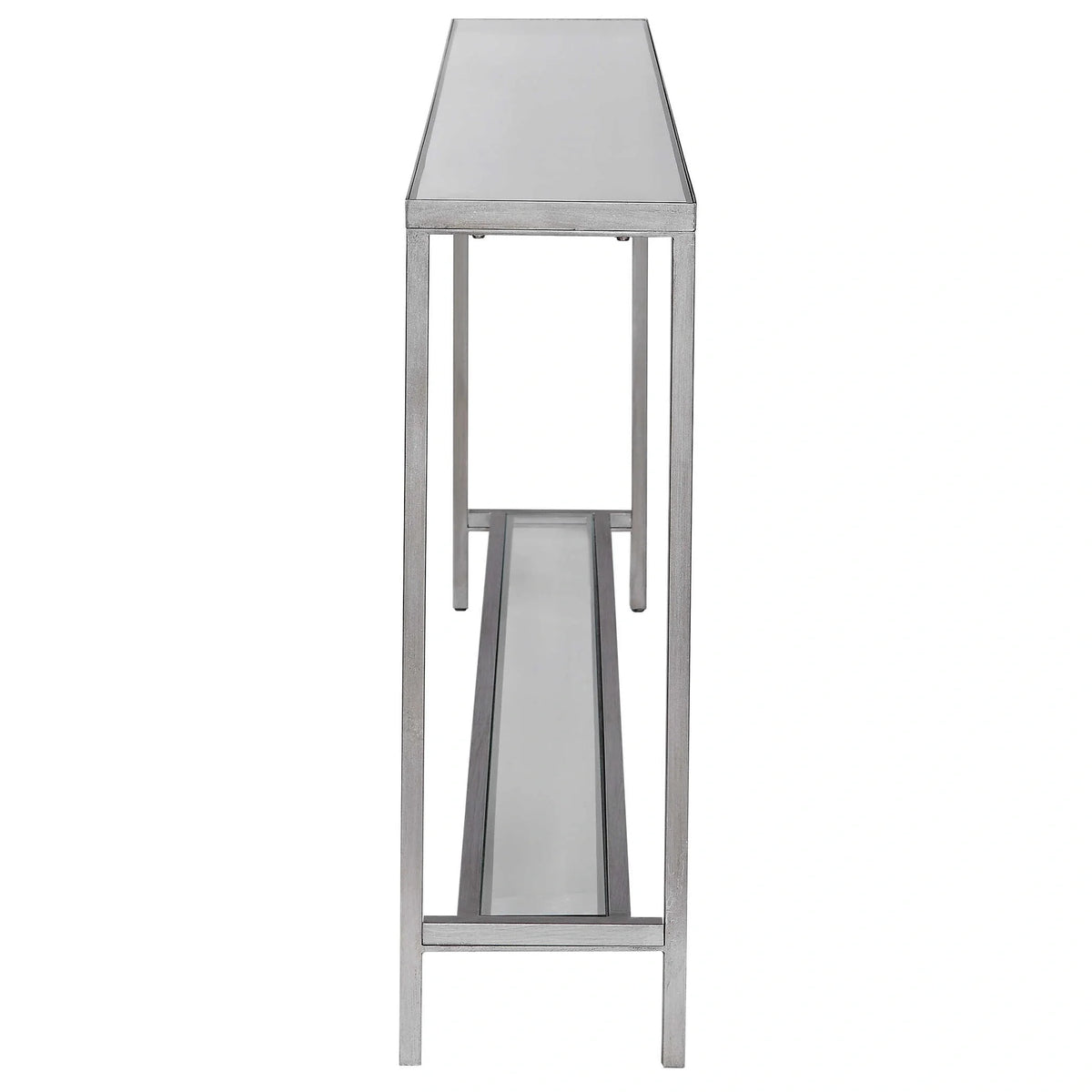 Mirrored Glass Console Table