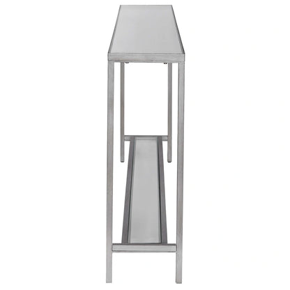 Mirrored Glass Console Table