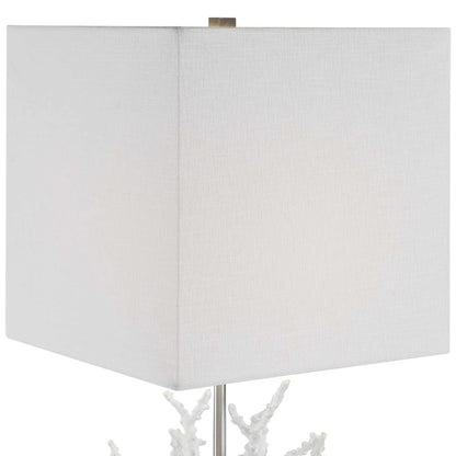 White Coral Table Lamp